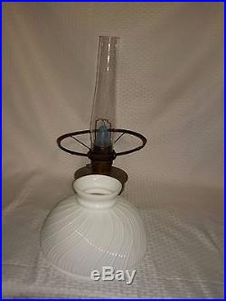 Aladdin Model B Kerosene Oil Lamp Nickle Base
