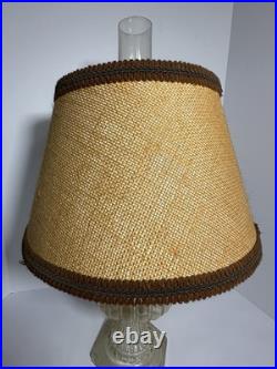 Aladdin Model B Nu-Type Kerosene Mantle Lamp Glass Base Shade 24