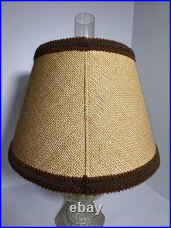 Aladdin Model B Nu-Type Kerosene Mantle Lamp Glass Base Shade 24