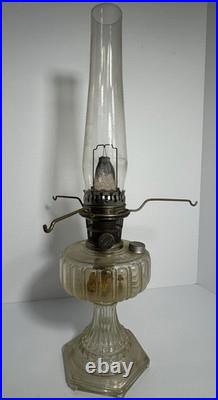 Aladdin Model B Nu-Type Kerosene Mantle Lamp Glass Base Shade 24