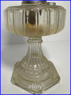 Aladdin Model B Nu-Type Kerosene Mantle Lamp Glass Base Shade 24