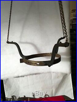 Aladdin Model B Outside Chain Hanging Lamp Frame=1930s