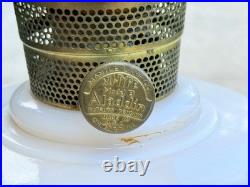 Aladdin Model B Pink Alacite Lincoln Drape Oil Lamp