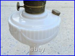 Aladdin Model B Pink Alacite Lincoln Drape Oil Lamp