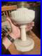Aladdin Model B Tan Alacite Kerosene Lamp 13 1/2 Tall Rare Vintage