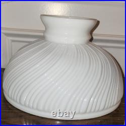 Aladdin Model B on wick adjuster- Glass Oil Lamp. Vintage 24in tall