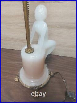 Aladdin Model G-77 / Susie Electric Table Lamp Very Rare Circa 1940 Mantle Lamp