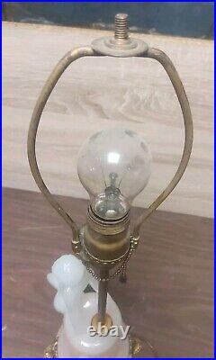 Aladdin Model G-77 / Susie Electric Table Lamp Very Rare Circa 1940 Mantle Lamp