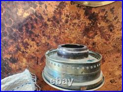 Aladdin Model No. 23 Lot Of 3 Brass Oil Lamps