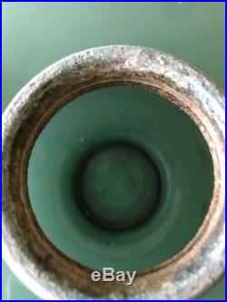 Aladdin Moonstone Blue Jade Green Kerosene Oil Lamp Base Only