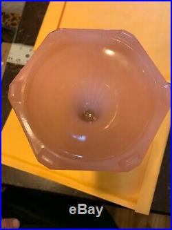 Aladdin Moonstone Corinthian Model B Kerosene Oil Lamp Base Pink And White a028