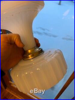 Aladdin Moonstone Corinthian Model B Kerosene Oil Lamp Base White a036