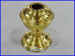 Aladdin New Old Stock K102 Solid Brass Kerosen Lamp 1908 Styling Date N1284 Font
