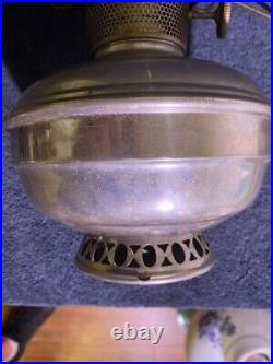 Aladdin Nickel Model 11 Lamp Font, 1922-28, Brass Model 11 burner, 1922-1922