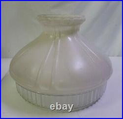Aladdin Nickel Model #12 Kerosene Oil Lamp with 10 Glass Shade