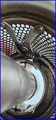 Aladdin Nickel Model 9 Burner Basket Outer Wick Tube Gallery Raiser for Lamps