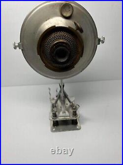 Aladdin Nickel Nu-Type Model B Chicago Burner Complete for Mantle Lamps
