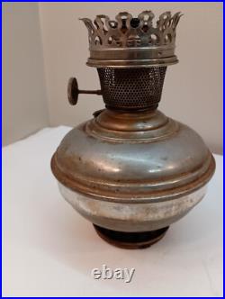 Aladdin Nickle Oil Lamp model 6 and parts