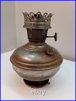 Aladdin Nickle Oil Lamp model 6 and parts