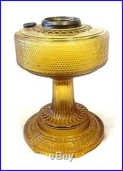 Aladdin Nu-Type Model B Amber Beehive Kerosene Lamp