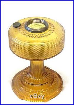 Aladdin Nu-Type Model B Amber Beehive Kerosene Lamp