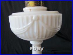 Aladdin Nu Type Model B CUSTARD Oil Lamp Lincoln Drape HTF 1940-49 Vintage