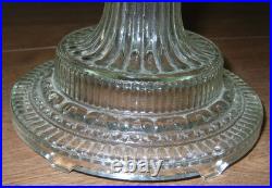 Aladdin Nu-Type Model B Clear Colonial Hobnail Kerosene Oil Lamp