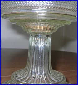 Aladdin Nu-Type Model B Clear Colonial Hobnail Kerosene Oil Lamp