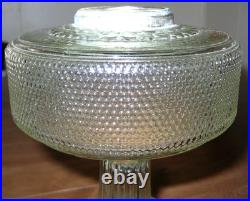 Aladdin Nu-Type Model B Clear Colonial Hobnail Kerosene Oil Lamp
