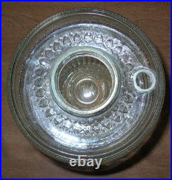 Aladdin Nu-Type Model B Clear Colonial Hobnail Kerosene Oil Lamp