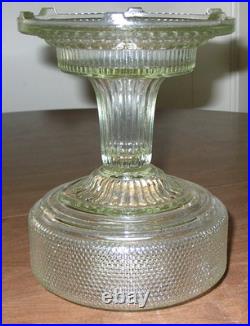 Aladdin Nu-Type Model B Clear Colonial Hobnail Kerosene Oil Lamp