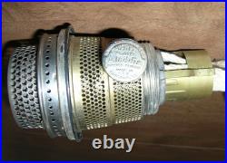 Aladdin Nu-Type Model B Clear Colonial Hobnail Kerosene Oil Lamp
