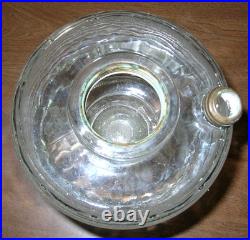Aladdin Nu-Type Model B Clear Footed Beehive Kerosene Oil Lamp