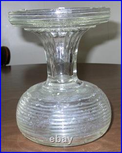 Aladdin Nu-Type Model B Clear Footed Beehive Kerosene Oil Lamp