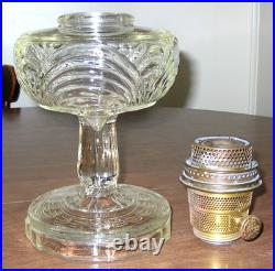 Aladdin Nu-Type Model B Clear Washington Drape Kerosene Oil Lamp