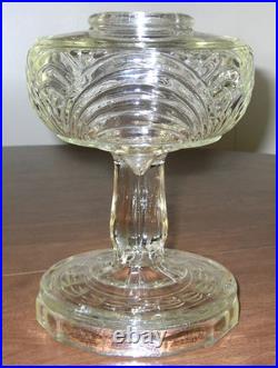 Aladdin Nu-Type Model B Clear Washington Drape Kerosene Oil Lamp