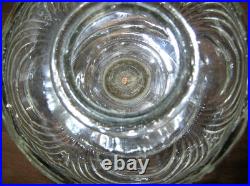 Aladdin Nu-Type Model B Clear Washington Drape Kerosene Oil Lamp
