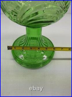 Aladdin Nu Type Model B Depression Uranium Green Oil Lamp Washington Drape Round