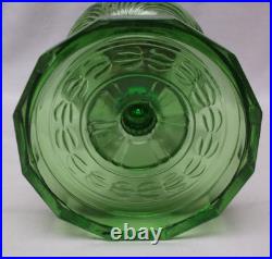 Aladdin Nu-Type Model B Green Drape Design Oil Lamp