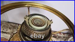 Aladdin Nu Type Model B Oil Lamp Amber with Shade