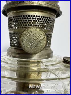Aladdin Nu-Type Model B Oil Lamp Manhattan Brass Chicago Antique c1912-1918
