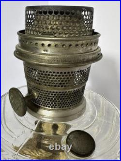 Aladdin Nu-Type Model B Oil Lamp Manhattan Brass Chicago Antique c1912-1918