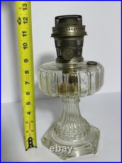 Aladdin Nu-Type Model B Oil Lamp Manhattan Brass Chicago Antique c1912-1918