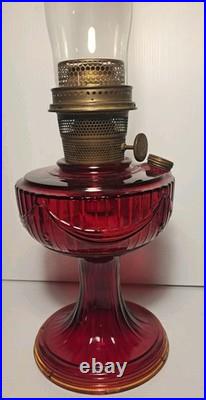 Aladdin Nu-Type Model B Short Lincoln Drape RED. New Mantel COMPLETE Chicago