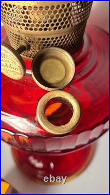 Aladdin Nu-Type Model B Short Lincoln Drape RED. New Mantel COMPLETE Chicago