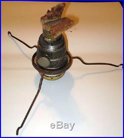 Aladdin NuType Model B, Kerosene Oil Lamp Burner and Shade Rest, Parts