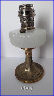 Aladdin Oil B-95 White Moonstone Queen Oil Lamp With Model B Burner 1937-1939