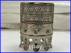 Aladdin Oil Kerosene Lamp Chimney Nickel Bug Insect Screen NOS (2 Of 2)