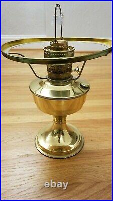 Aladdin Oil Kerosene Lamp Model 23 Looks Unused Beautiful Condition Shade Burner