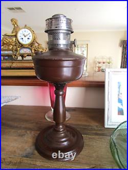 Aladdin Oil Lamp 21c MODEL PEDESTAL STAND NICE EXAMPLE BUY IT NOW